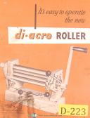 Di-Acro-Diacro Houdaille Forming Roller, How to Make Circles Manual-Information-Reference-01
